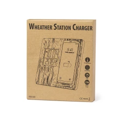 Bamboo wireless charger 10W, weather station (V8328/A-18)-3