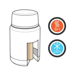 Swiss Peak Elite copper vacuum food container (P432.981)-7